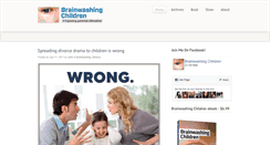 Desktop Screenshot of brainwashingchildren.com